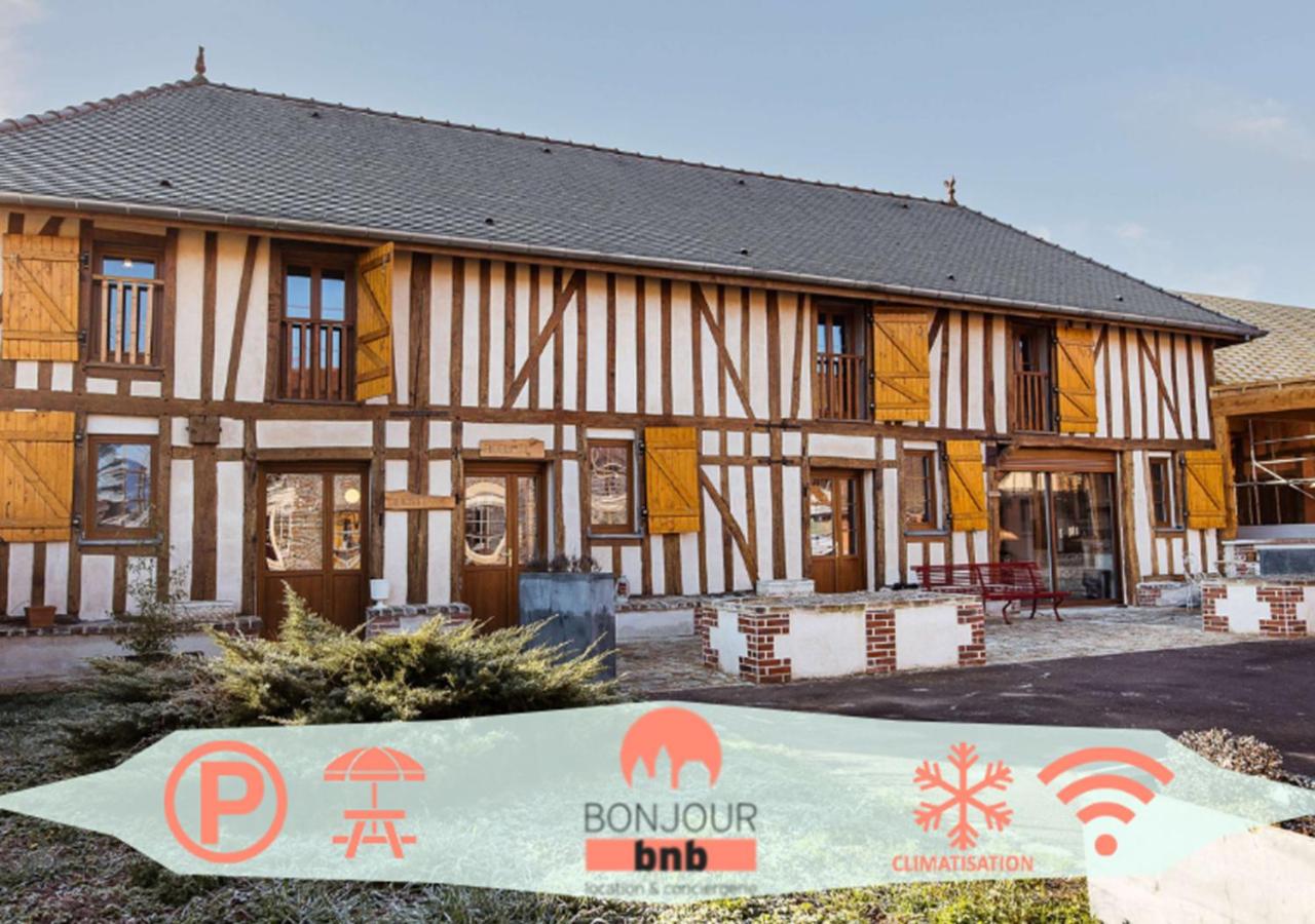 B&B Buchères - Maison Calme 14 personnes, piscine, jardin et parking - Bed and Breakfast Buchères