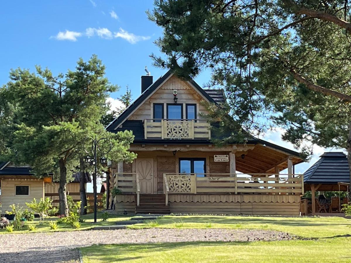 Mazury "Willa Ślimakowo" w Pasymiu - jacuzzi, sauna, pomost, łódka, rower wodny - Ferienwohnung Pasym