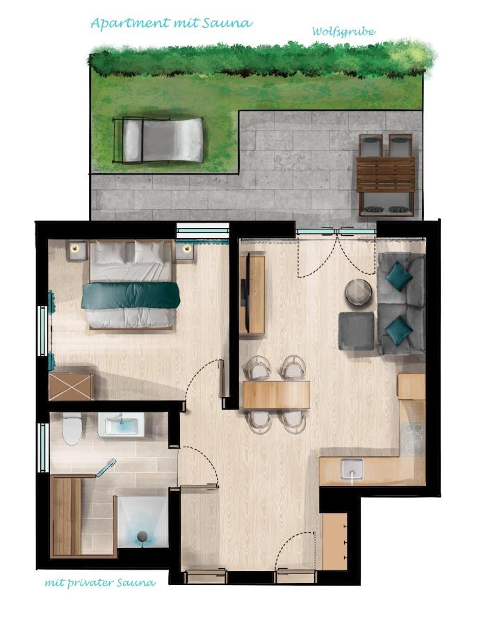 Appartement avec Sauna
