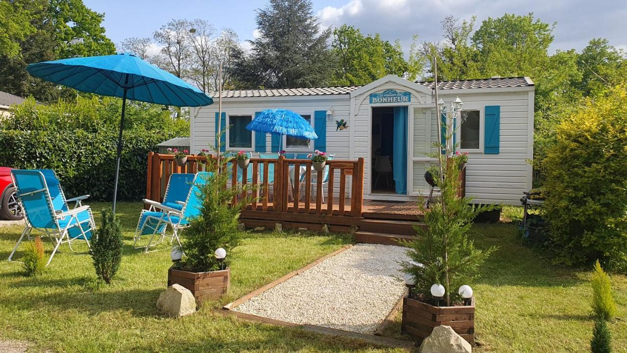 B&B Saint-Chéron - La Maison du bonheur Mobil-home camping 3 étoiles Paris à 45 Km - Bed and Breakfast Saint-Chéron