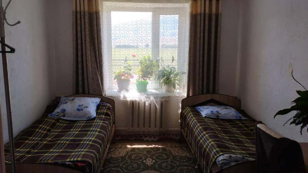Zweibettzimmer mit Bergblick
