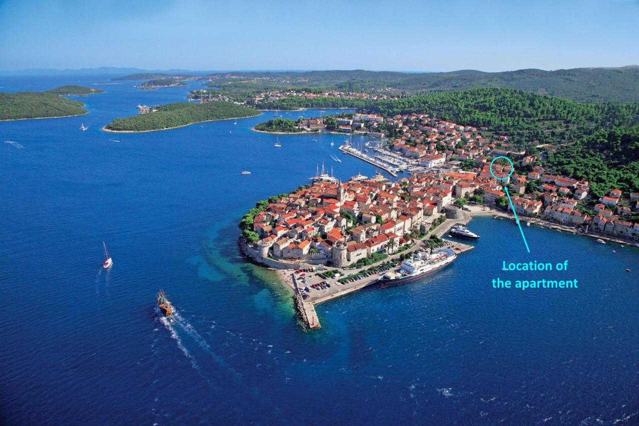 Modern apartment Grbin in the very center of Korcula - B&B Curzola