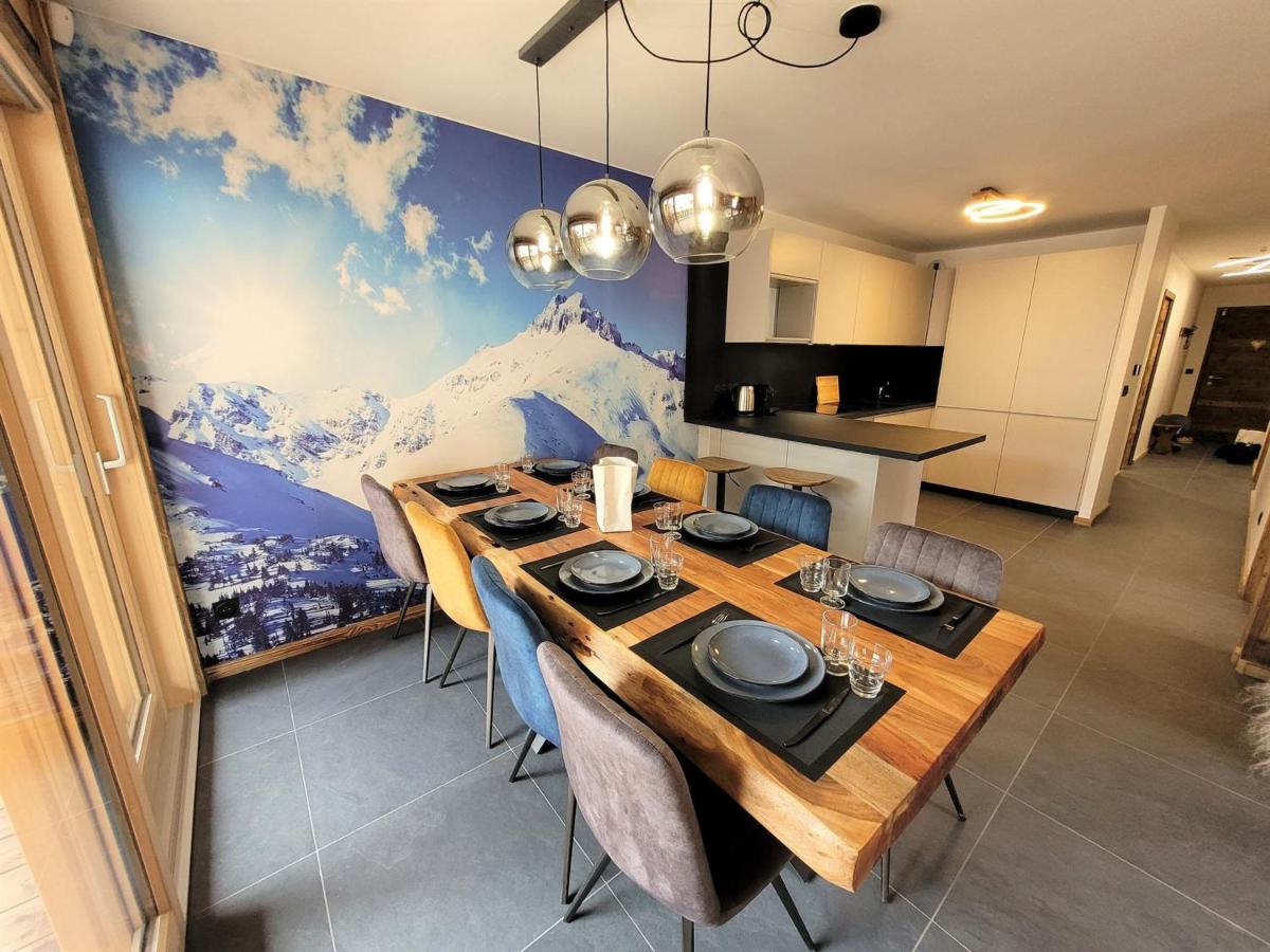 Appartement de charme au centre des Gets, proche pistes, 8 pers - moderne et équipé - FR-1-598-150 - Ferienwohnung