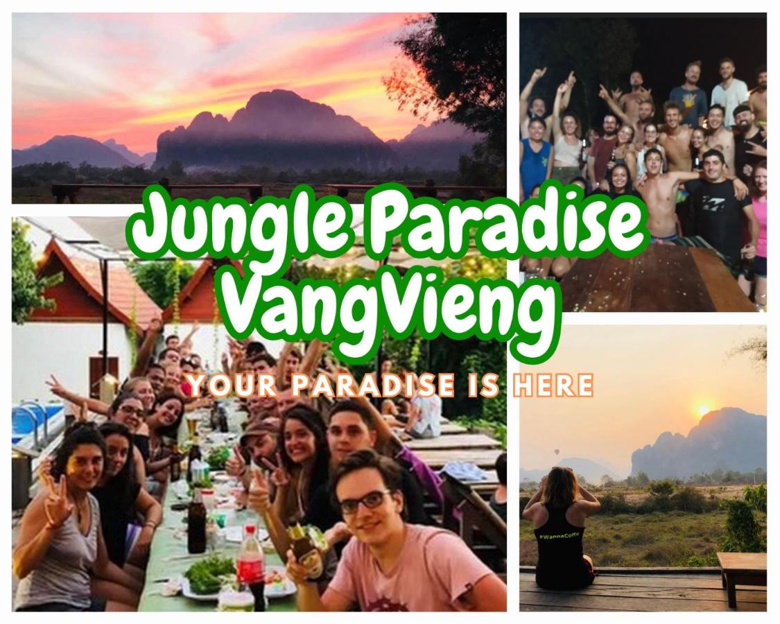 B&B Vang Vieng - Jungle Paradise VangVieng - Bungalows - Bed and Breakfast Vang Vieng