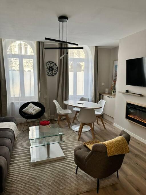 Appartement cosy avec jardin proche de la gare - Ferienwohnung