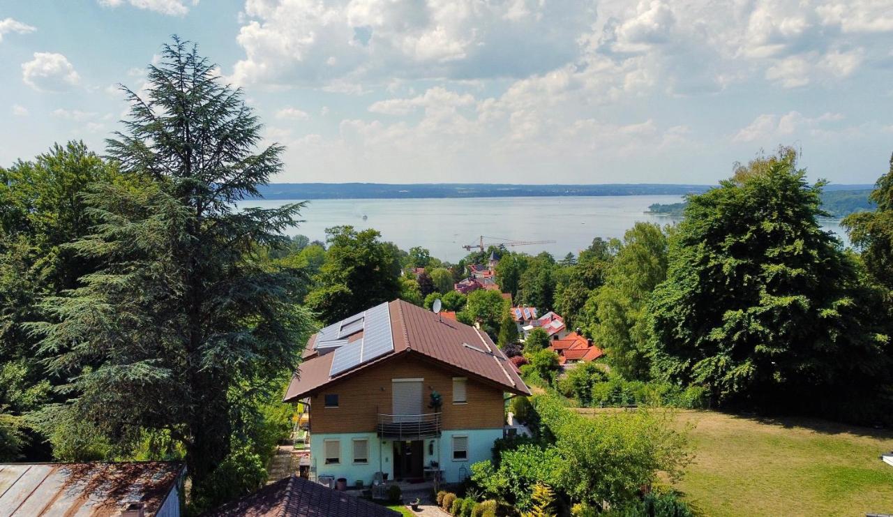 B&B Herrsching am Ammersee - Snug Stays - Traumhafter Seeblick, 2 Zi Apartment, Garten & Terrasse - Bed and Breakfast Herrsching am Ammersee