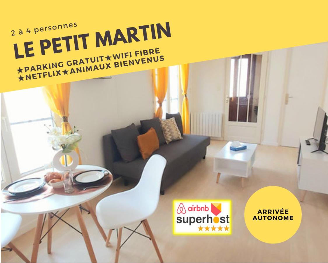 B&B Saint-Martin-d'Auxigny - Le Petit Martin ~T2 cosy ~ Netflix ~ Parking ~ Animaux bienvenus - Bed and Breakfast Saint-Martin-d'Auxigny