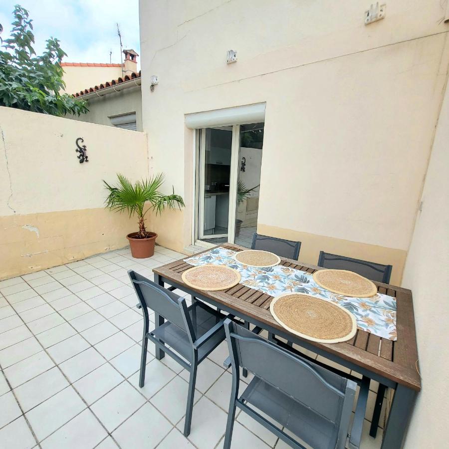 Bel appartement avec jardin de 30m2 , climatisé avec parking et arrivée autonome - B&B Cabestany