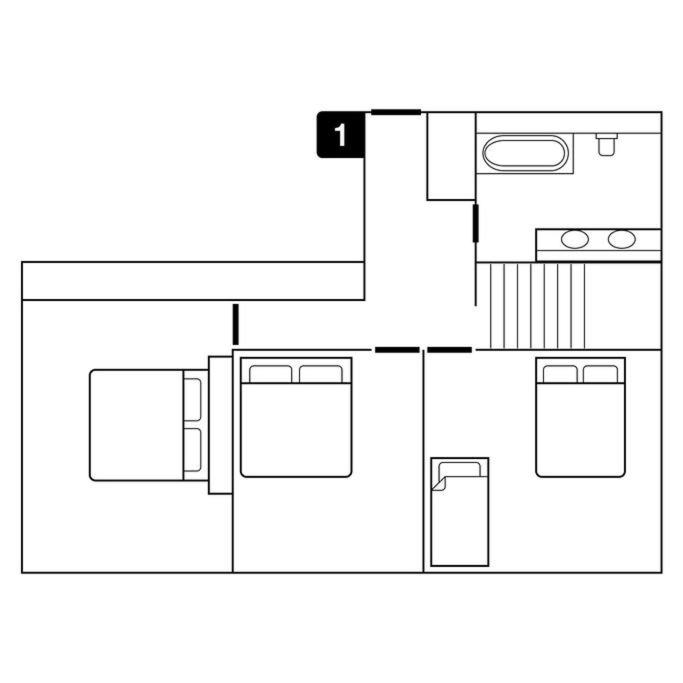 Three-Bedroom Apartment