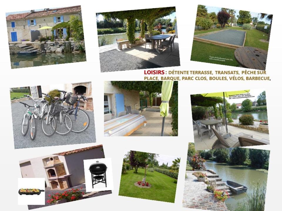 MARAIS POITEVIN bord rivière pêche ,barque, vélos, wifi, linge, cheminée, cuisine, terrain de boules - Chambres d’hôtes