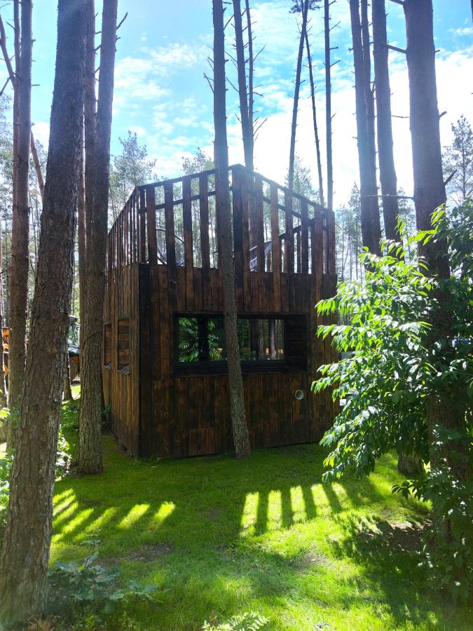 Domek lubiana180 SCANDI wśród drzew jacuzzi taras na dachu jezioro Kaszuby Pieski tylko do 10kg za dodatkową opłatą - Ferienwohnung