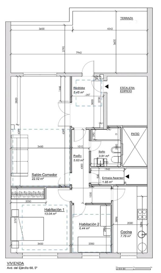 Appartamento con 2 Camere da Letto