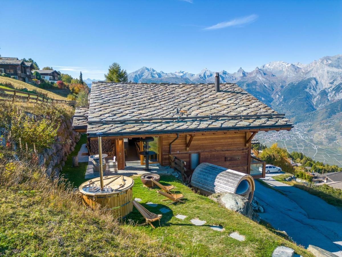 Ciel Etoilé - Magnifique Chalet, 14 personnes - vue incroyable - B&B Basse-Nendaz