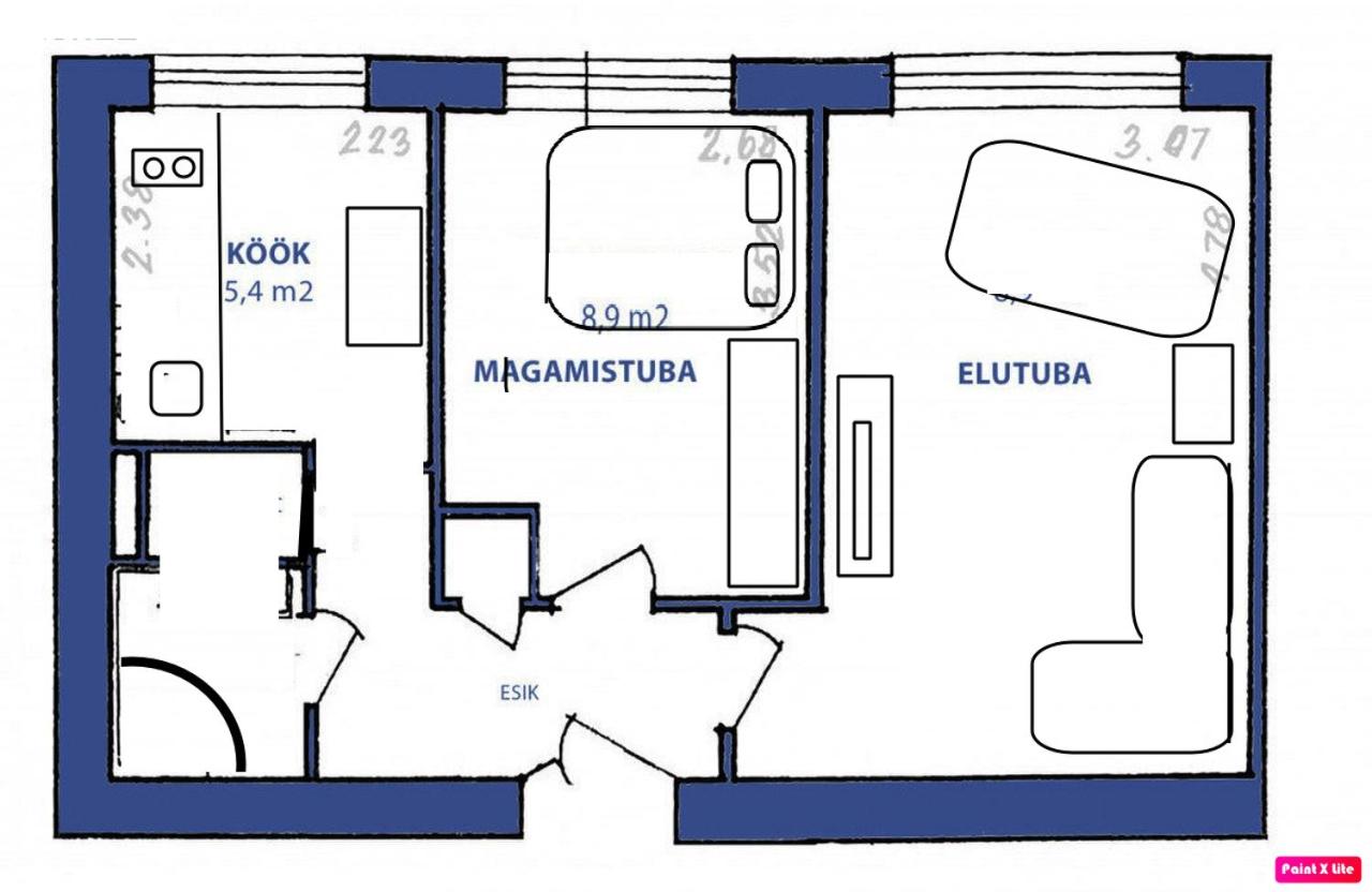 Mai 25-11, 2 rooms, free parking - B&B Pärnu