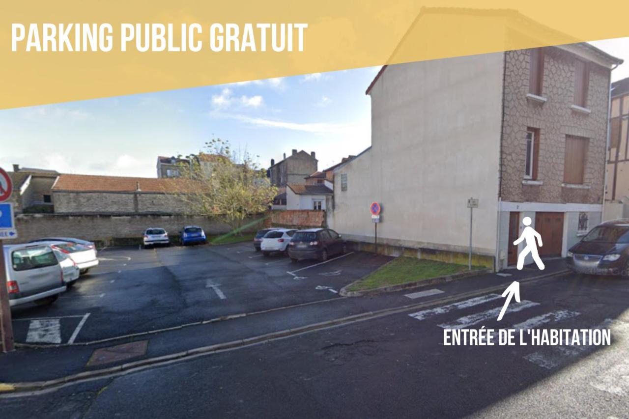 Soleil d'Été - Netflix & Wifi - Balcon - Climatisation - Parking Gratuit - check-in 24H24 - Emplacement Vélos - GoodMarning - Chambres d'hôtes Châlons-en-Champagne