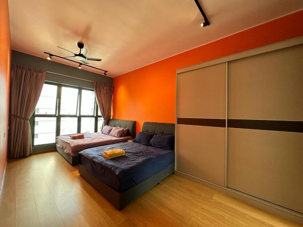 B&B Johor Bahru - DangaBay 3Bedroom Balcony WiFi Netflix High Floor - Bed and Breakfast Johor Bahru