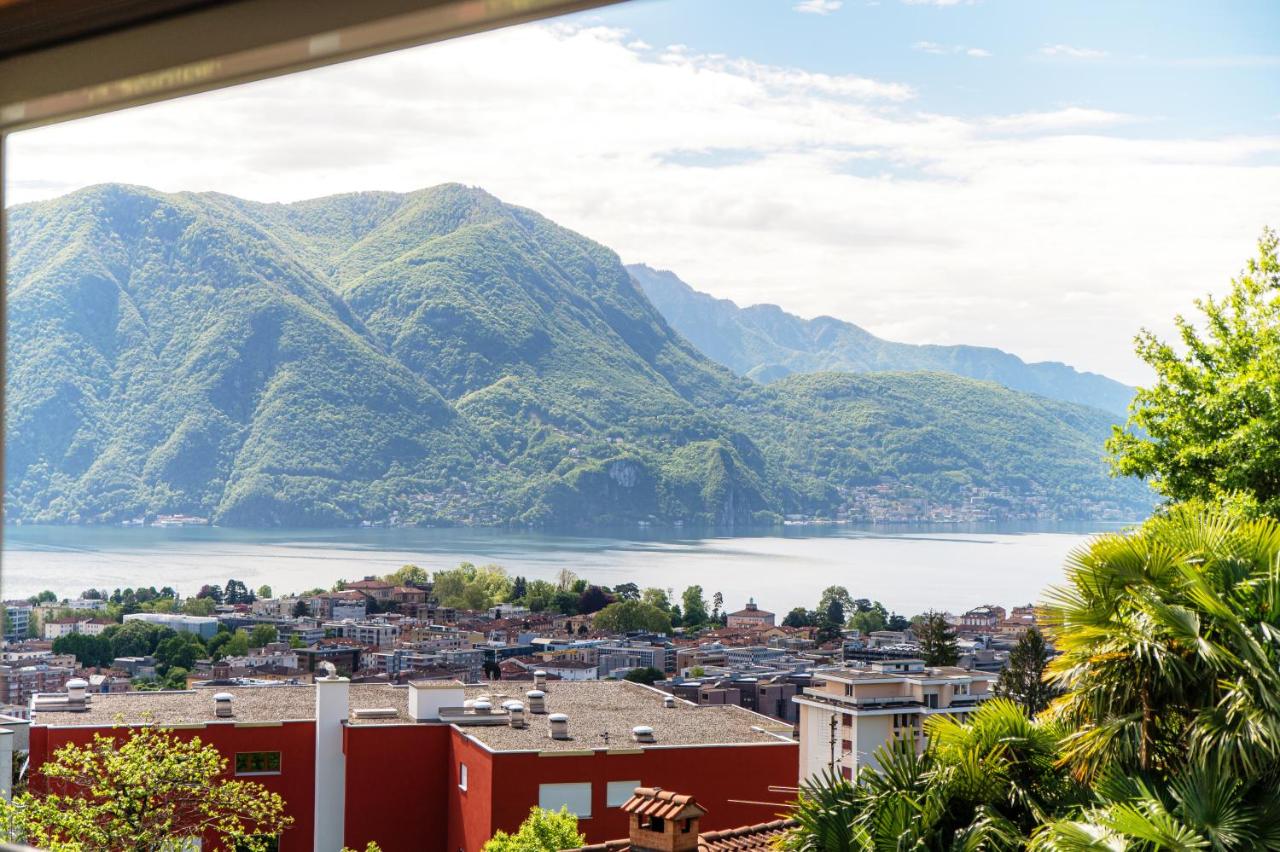 Miravalle Lakeview by Quokka 360 - Bright Apartment with Large Windows and Stunning Lake Views - Ferienwohnung Massagno