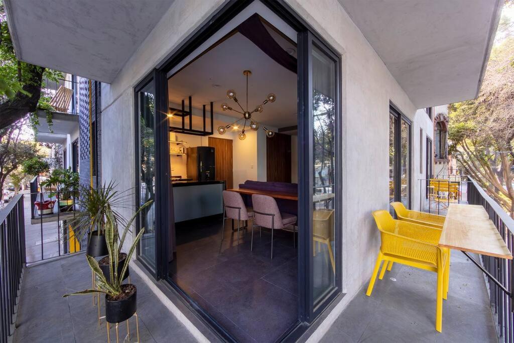 TN-Colonia Roma ideal para 4 personas, con 2 Recámaras y cerca de todo! - Chambres d'hôtes Mexico