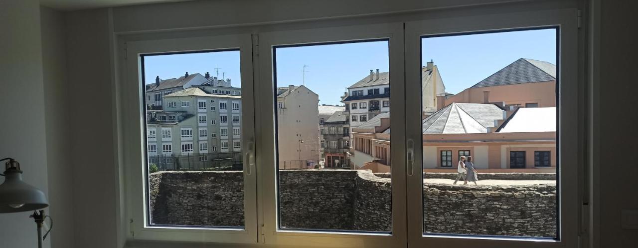 Adarve, con parking y vistas a la muralla - Chambres d'hôtes Lugo