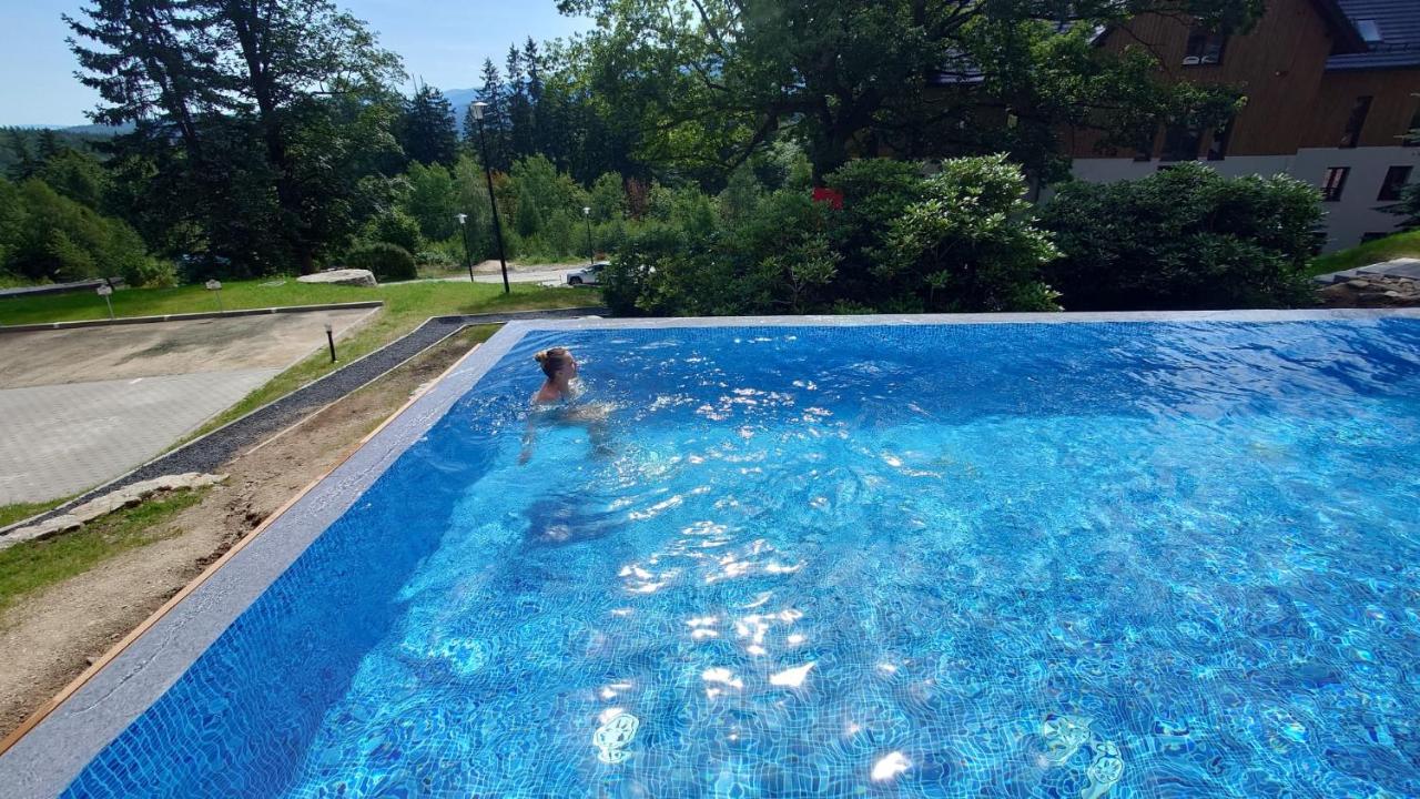 Green Park Resort A8 - Apartament Waloński - z dostępem do basenu, sauny, jacuzzi, siłowni - Widok z 3 stron budynku - Chambres d'hôtes Szklarska Poręba