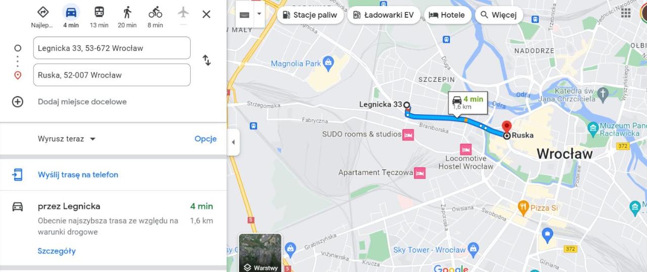CityView Legnicka33 keyless24h - Ferienwohnung Wroclaw