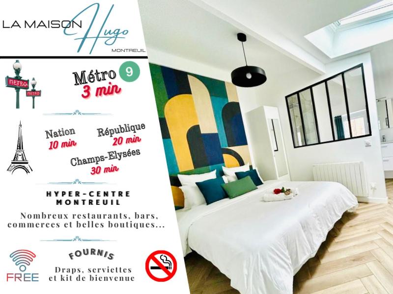 B&B Montreuil - La Maison Hugo - Bed and Breakfast Montreuil
