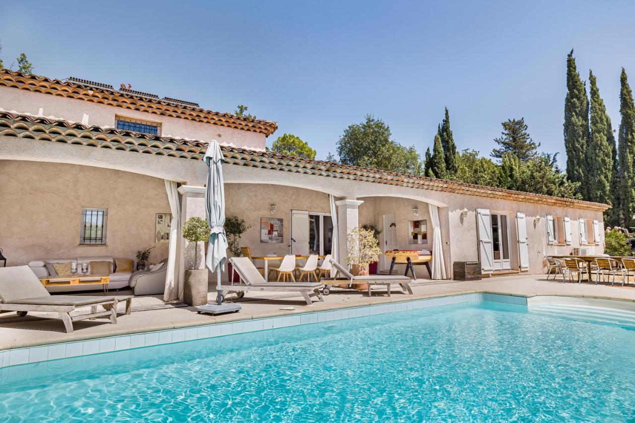 Villa145m2 et 2 autres Appartements 50m2, Appart 60m2, idéale grande famille, groupe amis,salle fitness, Jardin, proche Cannes, Grasse, Antibes, - Ferienwohnung