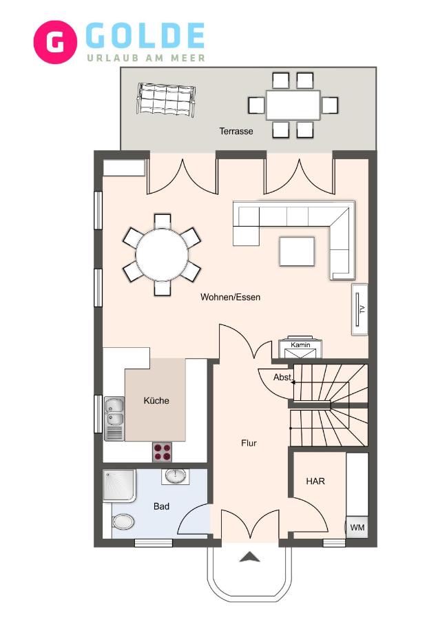 Reetdachhaus Dreilanden Reetdachhaus Sünn Hart - Ferienwohnung