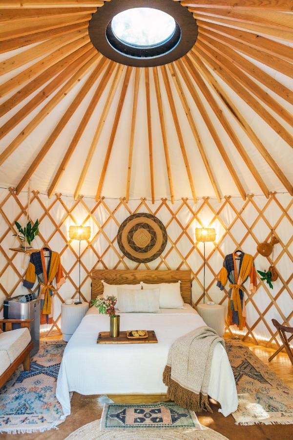 B&B Austin - Camposanto Glamping - The Macaw Yurt - Bed and Breakfast Austin