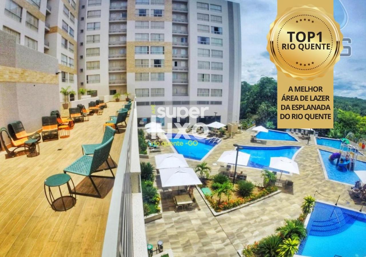 Flat Super Luxo - Rio Quente - Acesso Ao Rio - B&B Rio Quente