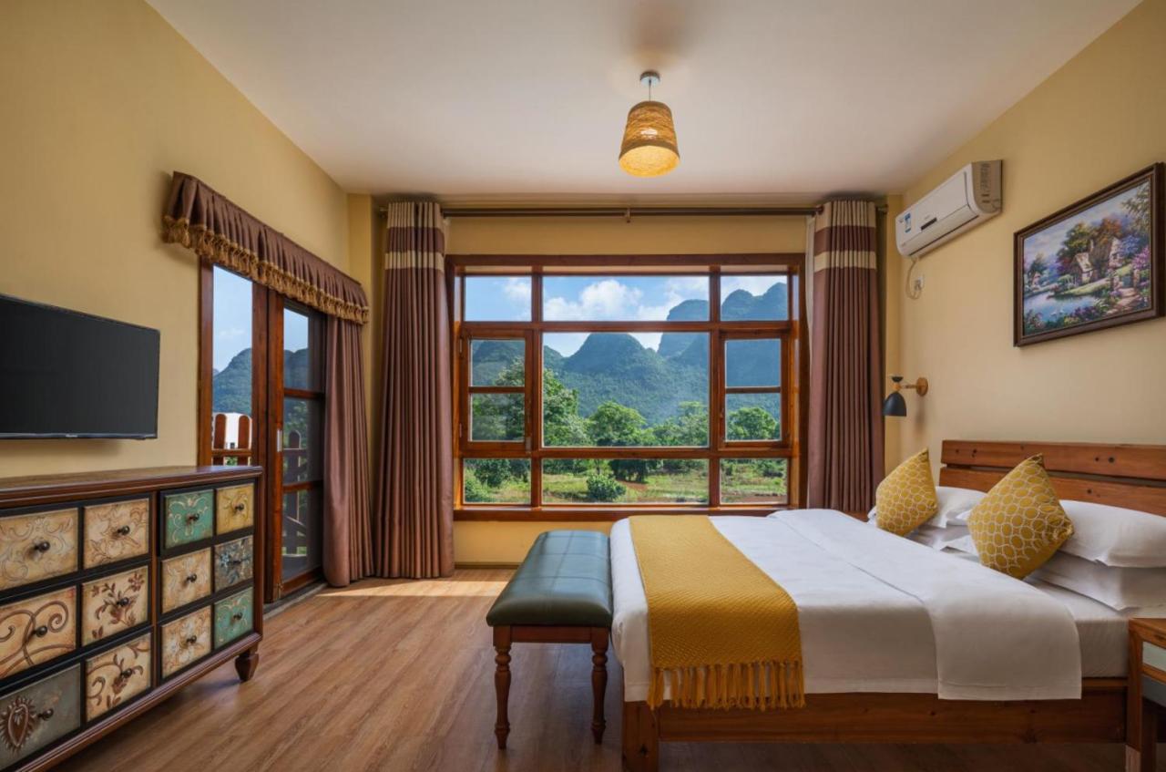 Deluxe Zimmer mit Queensize-Bett und Garten