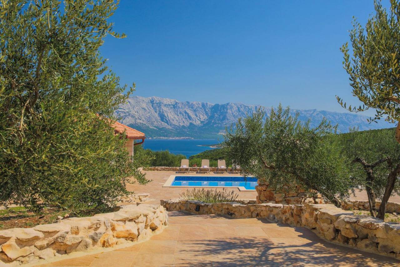 Ferienhaus Luisa Insel Brac - Kamin, Pool, Grill, Olivengrundstück - Chambres d’hôtes Pučišća