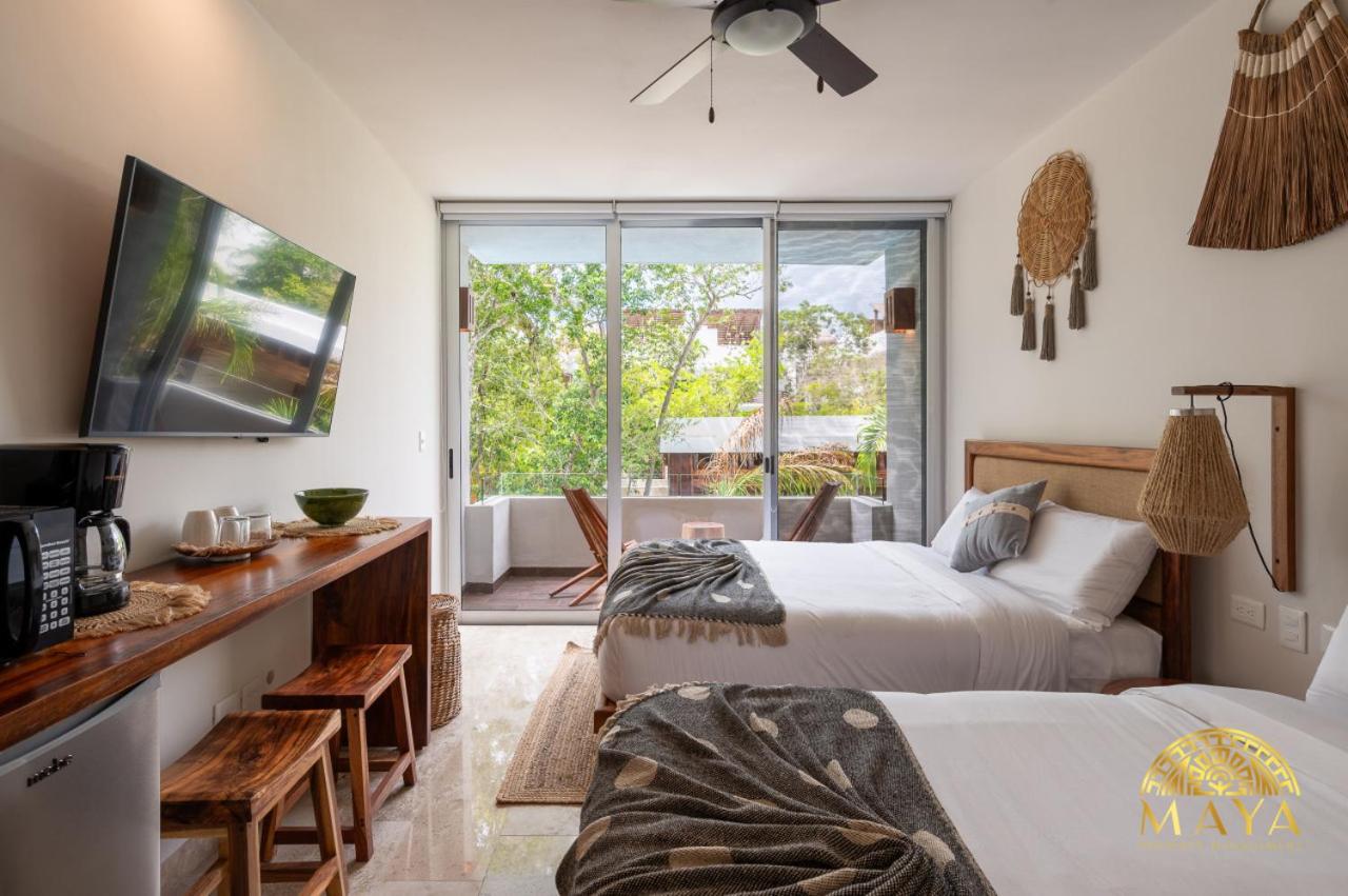 NHOA 207C Lux 1BR Condo Pool View in Aldea Zama - B&B