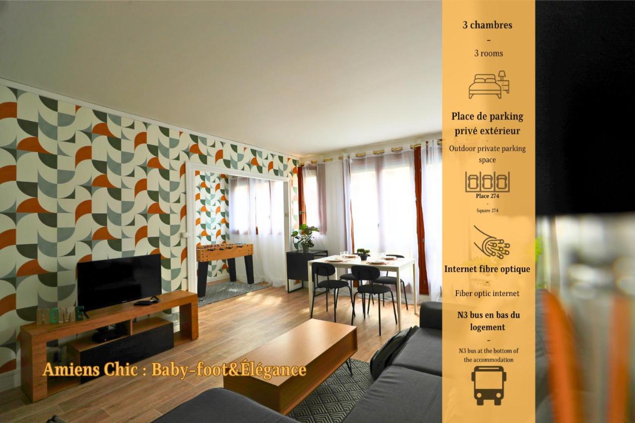 B&B Amiens - Amiens Chic - Baby Foot&Élégance - Bed and Breakfast Amiens