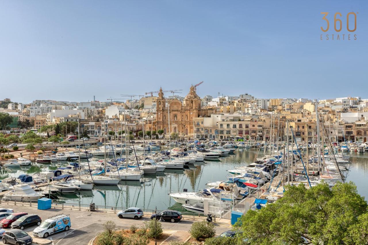 Stunning 3BR Marina View APT in Pieta with Balcony by 360 Estates - Bed and Breakfast