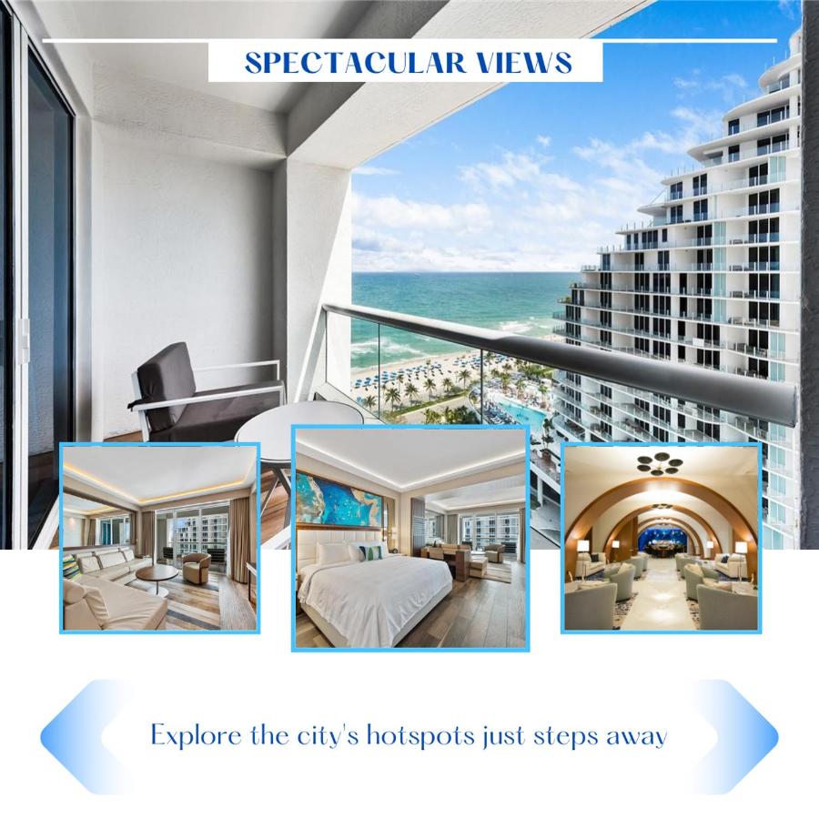 B&B Fort Lauderdale - High Floor Unit at Luxury Hotel/Ocean & City views - Bed and Breakfast Fort Lauderdale