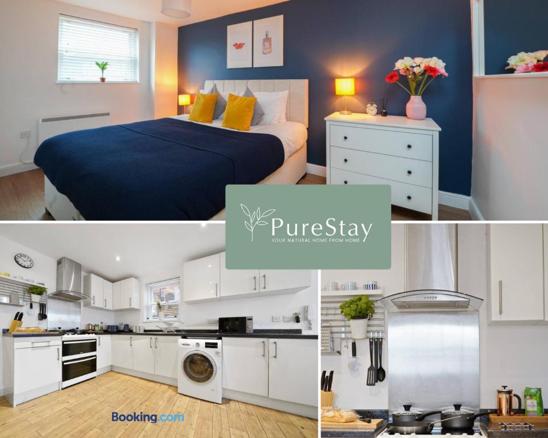 B&B Leamington Spa - Stunning Two Bed Apartment By PureStay Short Lets & Serviced Accommodation Leamington With Free WiFi - Bed and Breakfast Leamington Spa