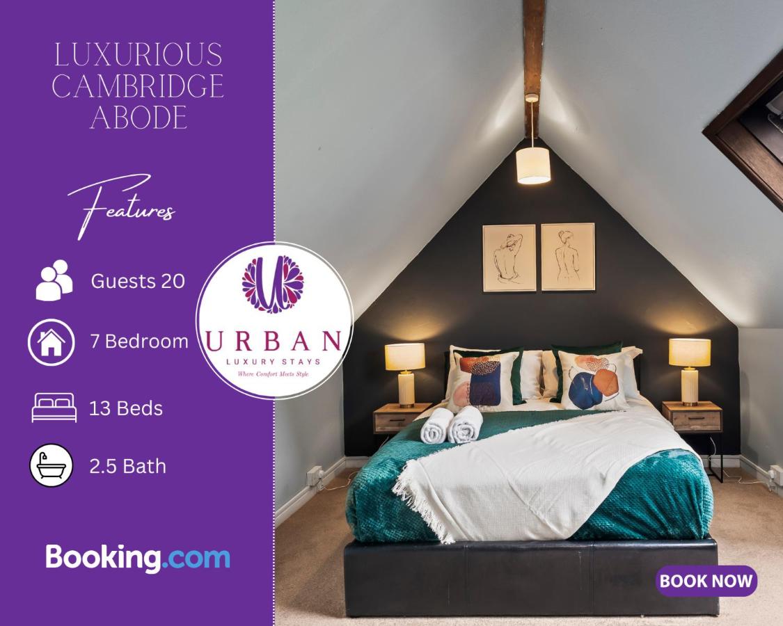 B&B Hardwick - Stunning 7 Bedroom House At Urban Luxury Stays Short Lets & Serviced Accommodation With Parking Sleeps 20 - Bed and Breakfast Hardwick
