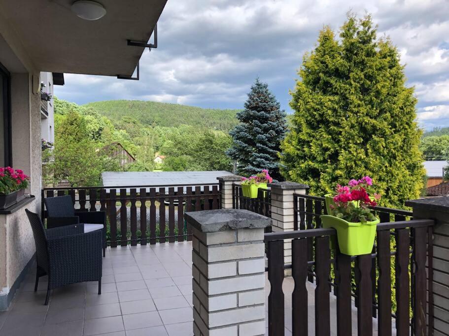 Apartmán s terasou a zahradou na cyklostezce - B&B