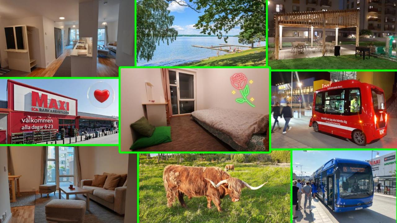 Stockholm Private Rooms in Shared Lovely, Amazing, Modern Apartment +Garden +BBQ - B&B