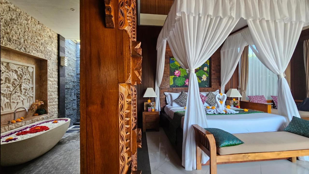 Paradise Suite Villa with Private Pool and Rice Field View