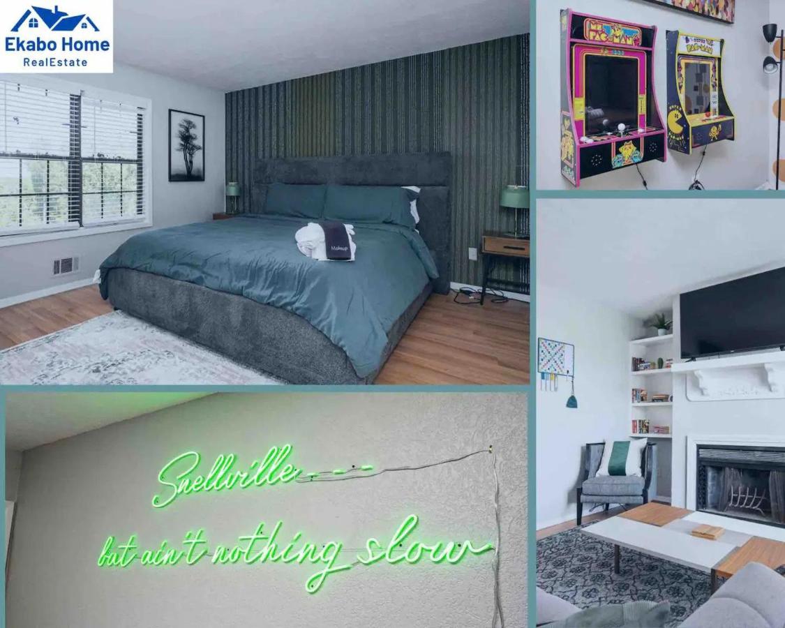 Vibrant Family Retreat~Sleeps 8~2 Kings~ Game Room - B&B Snellville