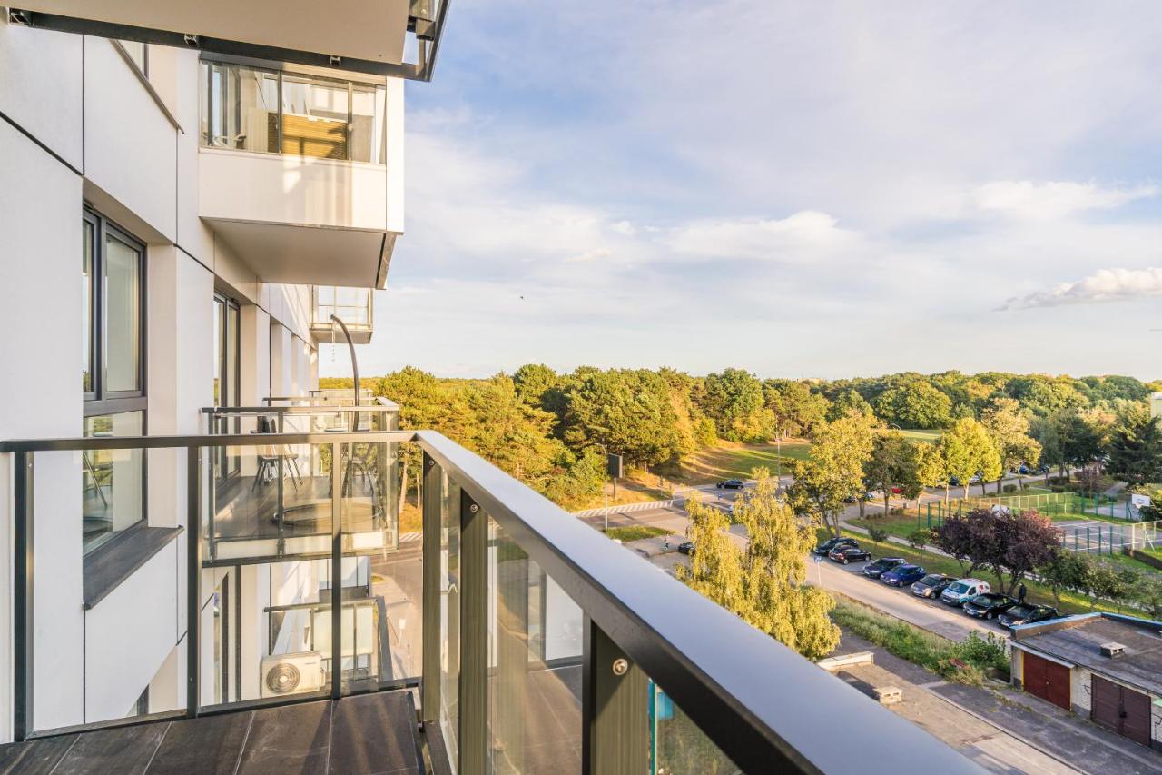 Golden Reagan by Aparo - Nowy Apartament, Winda, Łóżeczko Turystyczne, Plaża 500m, Balkon, 2 Sypialnie oraz Salon, Rowerownia, Biurko - Ferienwohnung Danzig