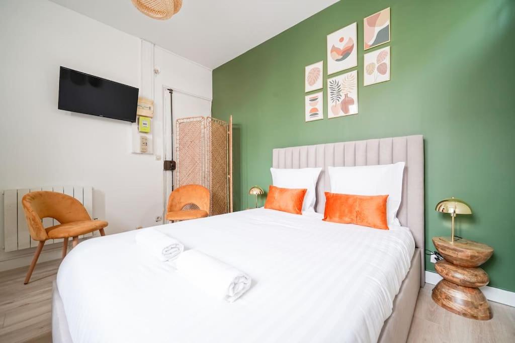 Green studio cosy and confortable - III - B&B París