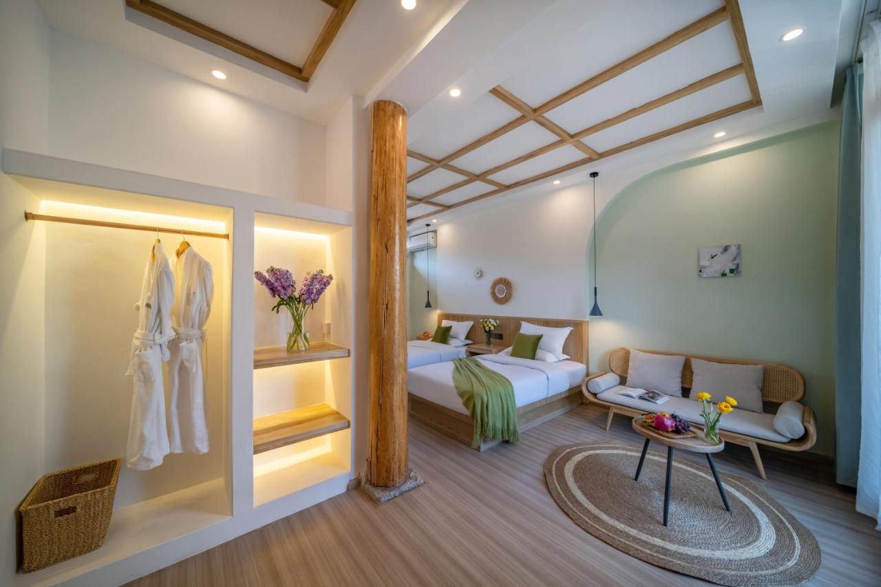 Camera Doppia con Letti Singoli con Vista Giardino