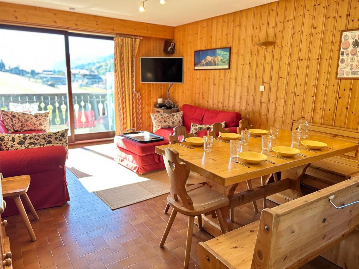 Appartement spacieux aux Gets, pied des pistes, balcon sud-ouest, 2 chambres, coin cabine, garage, WiFi - FR-1-623-81 - Ferienwohnung