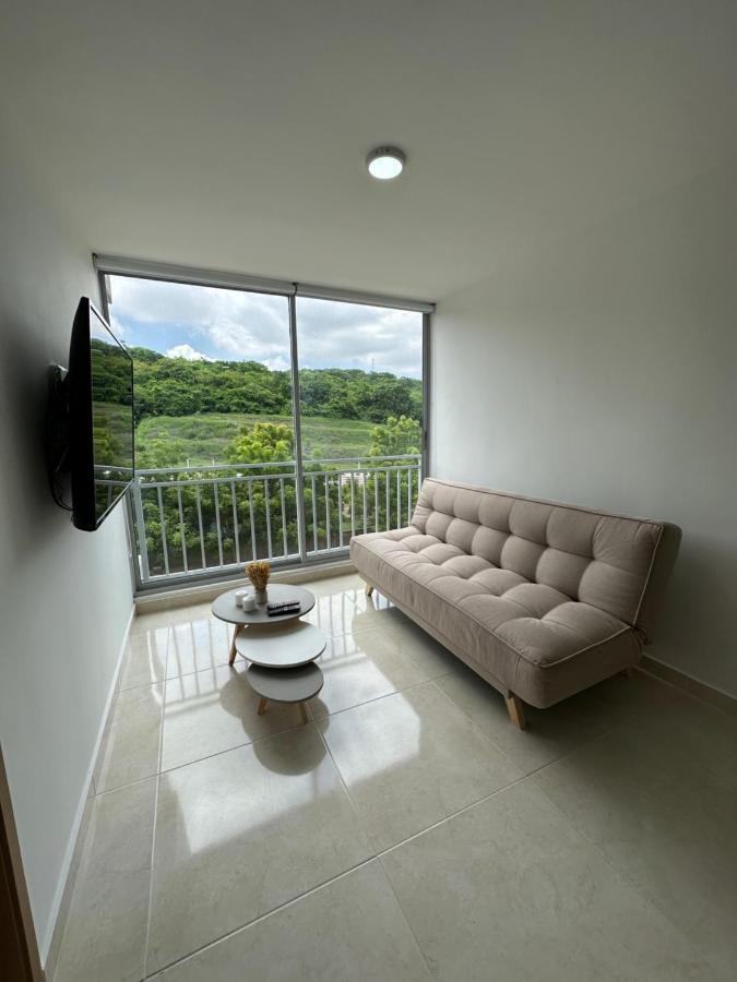 Increíble apartamento de 2 habitaciones con vista verde - Ferienwohnung Barranquilla
