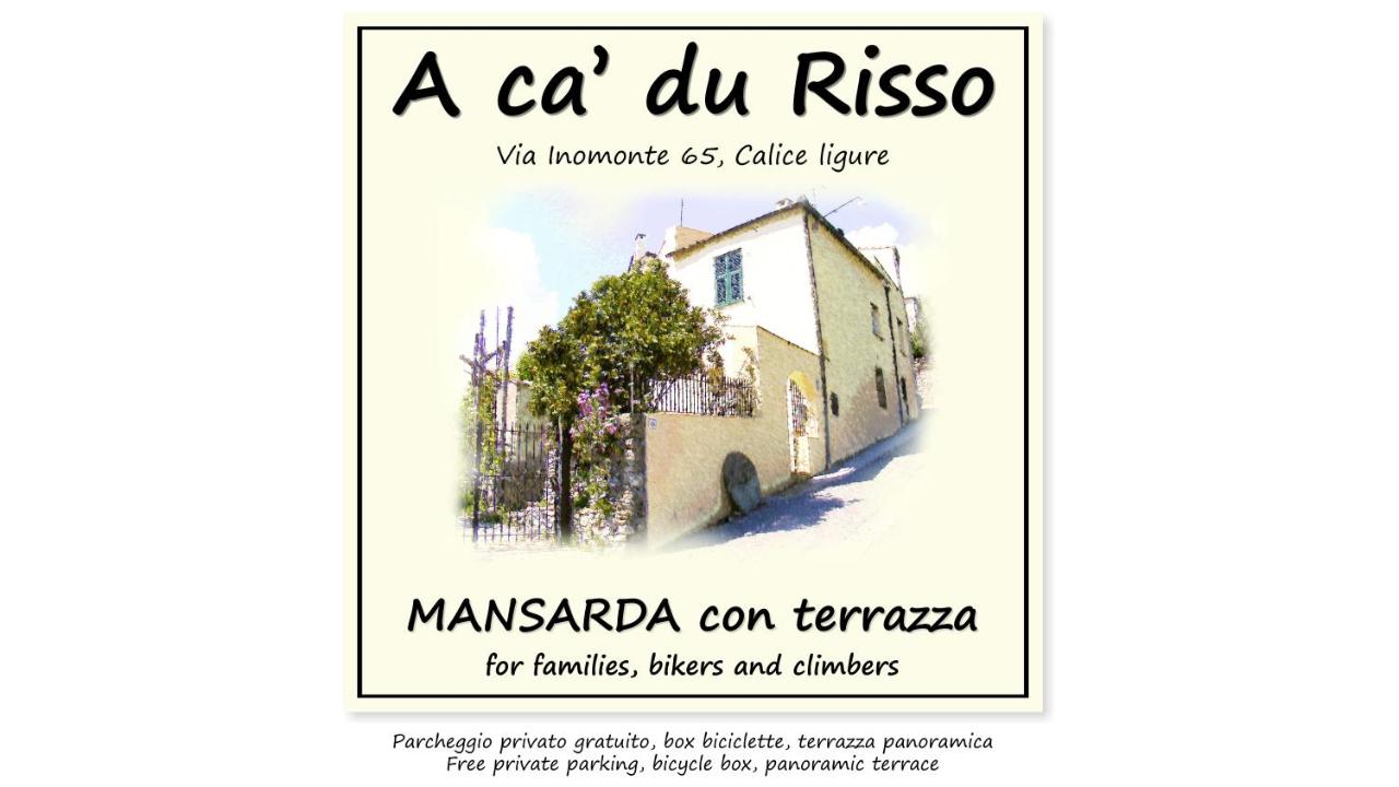 B&B Calice Ligure - A ca' du Risso - Mansarda con terrazza - Sea & outdoor for families, bikers and climbers - Bed and Breakfast Calice Ligure