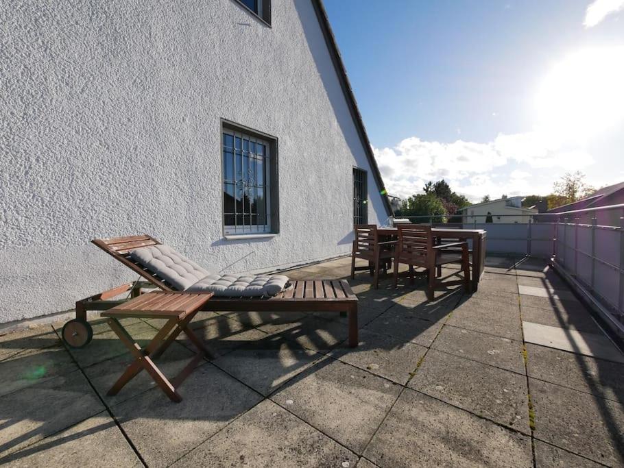 110 m2, Dachterrasse, Küche, zentral, ruhige Lage - Ferienwohnung