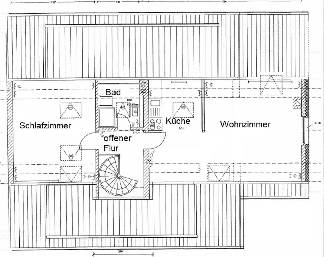 Dachwohnung Nähe Clemenshospital - Ferienwohnung
